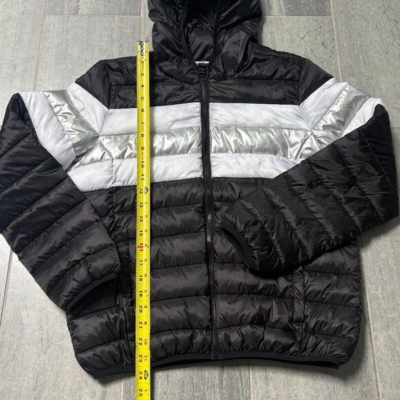 Numero by Free People Quilted Packable Hooded Full Zip Puffer Jacket Size Large - Picture 7 of 10